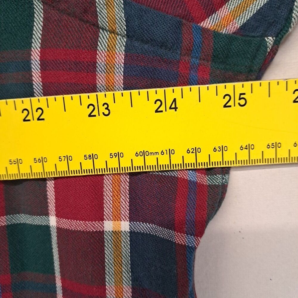 Brooks Brothers Makers L Cotton Plaid Flannel Button Down Shirt Made in USA - Picture 7 of 7